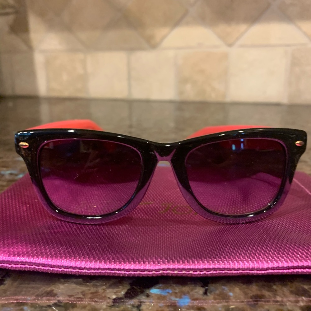 Betsy Johnson Raven Cherry sunglasses.